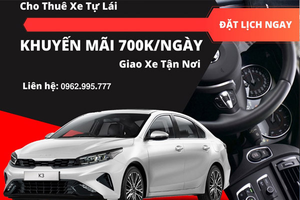 Thuê xe tự lái vĩnh điện