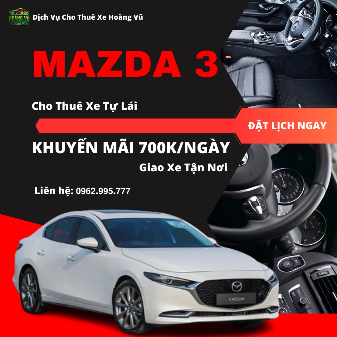 Ô TÔ TỰ LÁI MAZDA 3
